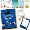 College Survival Gift Card Book 7 x 5 Inch Giftcard Booklet Holders 2026 New College Gift Card Booklet Organizer for High University School Birthday Care Package Cash Holder (Blue) view 1