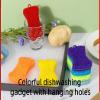 Silicone Dish Sponges for Kitchen Double Sided Dish Scrubber, Non-Scratch & Fast-Drying Kitchen (Blue) view 3