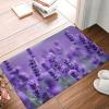 Purple Lavender Door Mat, Dirt Trapper Welcome Mat for Outdoor Indoor, Non-Slip Doormat Low Profile Entryway Rug Machine Washable Throw Rugs Absorbent Flannel Bath Mat 16 x 24 Inch view 1