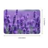 Purple Lavender Door Mat, Dirt Trapper Welcome Mat for Outdoor Indoor, Non-Slip Doormat Low Profile Entryway Rug Machine Washable Throw Rugs Absorbent Flannel Bath Mat 16 x 24 Inch view 4