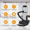 RichVibe Handheld Smoke Infuser BBQ Cocktail Food Drink, Portable Aluminum Alloy with Hose & Wood Chips, Clean Kitchen Bar Outdoor view 3