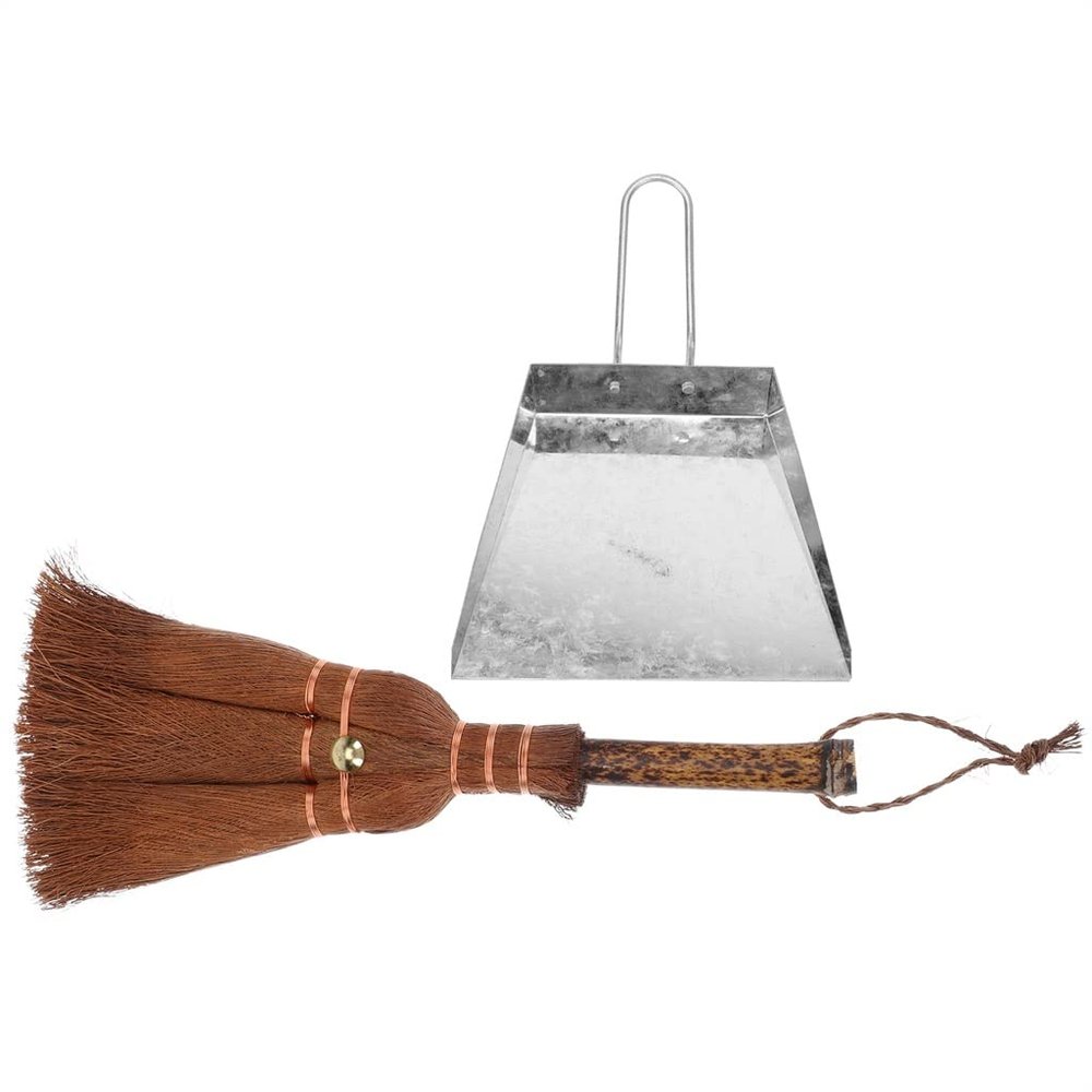 KLJUHGTR 1 Set of Small Broom and Dustpan Practical Home Cleaner Household Cleaning Tool