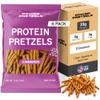Power Pretzels Cinnamon Protein Pretzel Sticks, Dairy Free and Plant-Based with 23g Protein per Bag, Savory and Crunchy Low Calorie Snack for Active Adults 2 oz (6 Pack) (Cinnamon) view 1