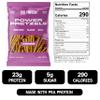Power Pretzels Cinnamon Protein Pretzel Sticks, Dairy Free and Plant-Based with 23g Protein per Bag, Savory and Crunchy Low Calorie Snack for Active Adults 2 oz (6 Pack) (Cinnamon) view 2