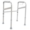 Marhynchus Toilet Safety Rail, Adjustable Safety Handrail Height and Width Adjustable Waterfall Armrests for Toilet Support and Bathroom view 1