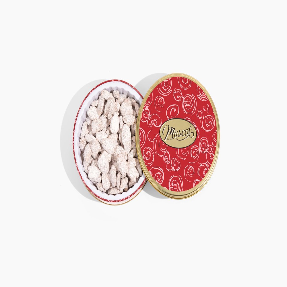 Mascot Angel Honey Pecans Tin 12oz | Crunchy Handcrafted Southern Candy Made with Fresh Georgia Pecans in a 12oz Gift Tin | Perfect for Birthdays, Holidays, Snacking, and Sharing