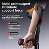 Forearm Crutches with Shock Absorber, Detachable Arm Crutch for Adult with Spring Reducing Pressure, 10-Level Adjustable Lightweight Aluminum Walking Cane for Seniors and Surgery Recovery view 2