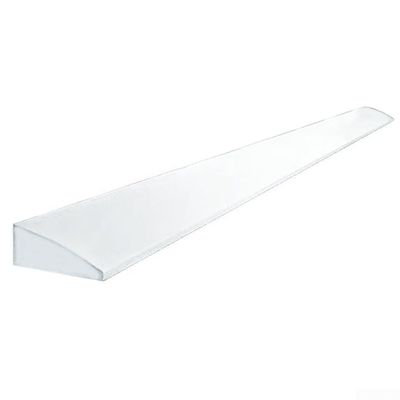 Flexible Silicone Ramp Strip Self-Adhesive Threshold Transition Ramp Cuttable Doorway Shower Barrier Anti Slip Slope Ramp for Home Wheelchair(White)