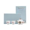 Ceramic mini-bubble pot with two cups of exquisite personality Kung Fu tea set for home use-Phoenix Dance for nine days- box view 1