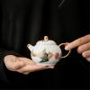 Ceramic mini-bubble pot with two cups of exquisite personality Kung Fu tea set for home use-Phoenix Dance for nine days- box view 4