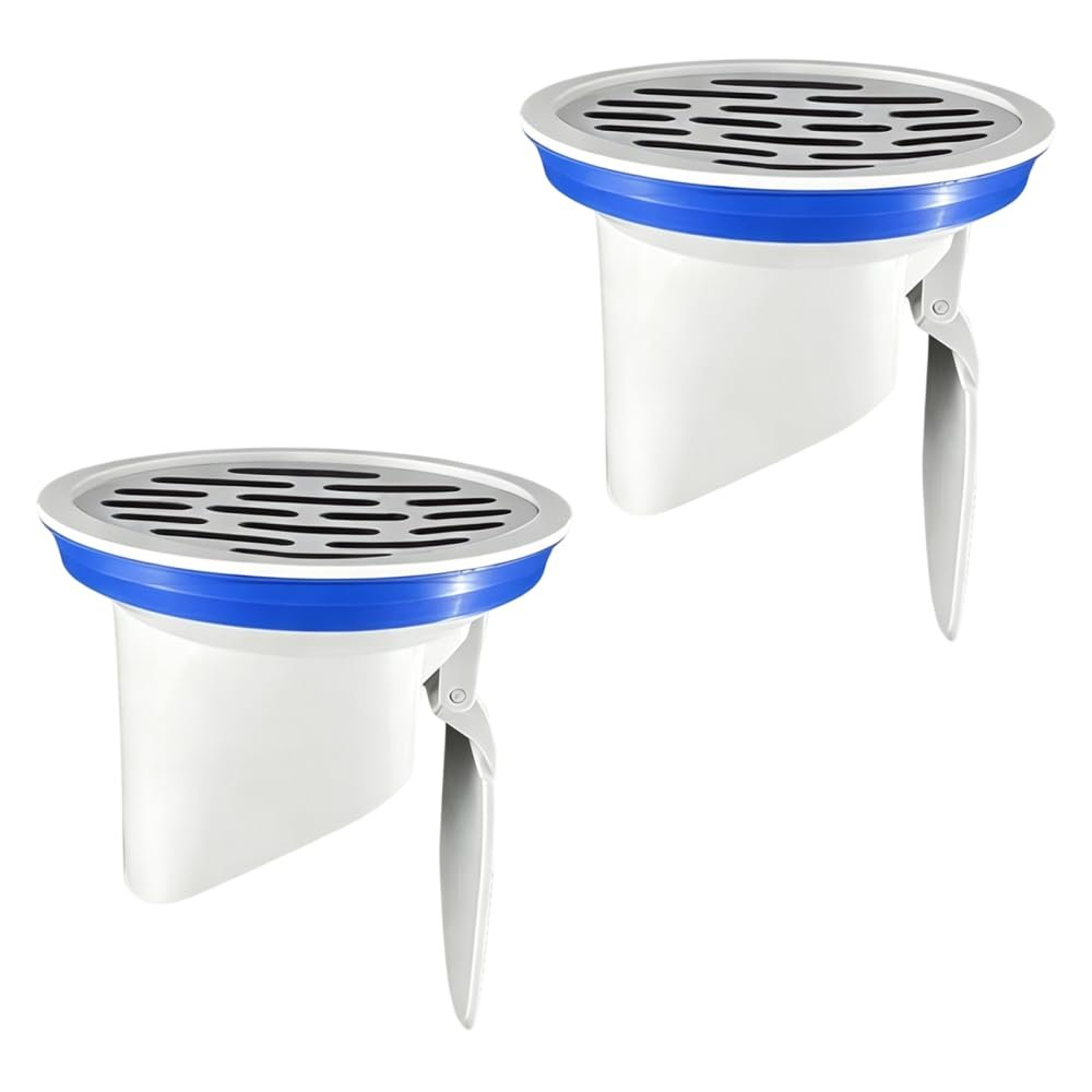 2PCS Drain Desmellizer Plug 110mm, Smell Proof Drain Stopper