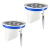 2PCS Drain Desmellizer Plug 110mm, Smell Proof Drain Stopper view 1