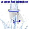 2PCS Drain Desmellizer Plug 110mm, Smell Proof Drain Stopper view 3