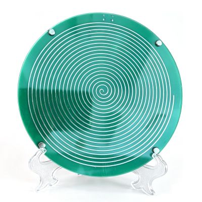 XDTKJDZ Mwo Schumann Wave Generator, Desktop Schumann Frequency Generator Machine, 15cm Round Disk, 7.83hz Resonance Output, for Bedroom, Study Room, Office Desktop