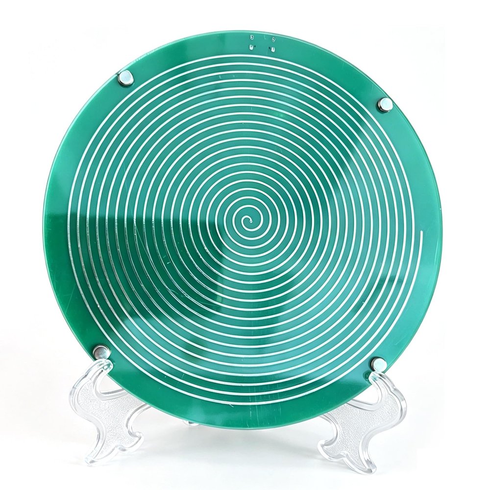 XDTKJDZ Mwo Schumann Wave Generator, Desktop Schumann Frequency Generator Machine, 15cm Round Disk, 7.83hz Resonance Output, for Bedroom, Study Room, Office Desktop