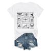 Insect Stamps Shirt Beetles Insect Nature Bug Shirt Unisex White view 1
