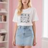 Insect Stamps Shirt Beetles Insect Nature Bug Shirt Unisex White view 2