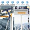 Window Cleaner Telescopic Scraper with Rotatable Head Outside Window Cleaner Tool with Adjustable Extension Pole for Shower Glass Car Window,white-150cm(59.06in) view 4