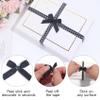 Partyeah 100Pcs 1.57" Mini Satin Ribbon Bows Premade Tiny Bows for Crafts Cake Pops Gift Wrapping Decoration Wedding Balloons Party Sewing(Brown) view 3