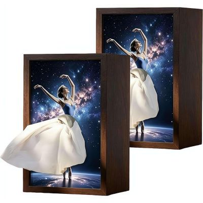 Ballet Dancer Tissue Box, Ballerina Tissue Box Wood Skirt Napkin Dispenser, Elegant Wooden Tissue-Cover Holder, Decorative Desktop Organizer for Home Office Bedroom Bathroom Party Use