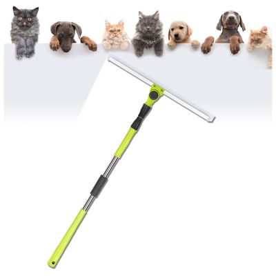 Squeegee Broom for Floor, with 51 Long Handle Air Broom as Seen on Tv, No Bristle Broom for Smooth Floors,Rugs,Windows,Small:35130cm