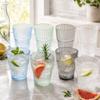 Lillian 14 oz Clear Ribbed Plastic Tumblers, 120 Pack - Shatterproof Disposable Drinking Cups, Elegant Hard Plastic Party Cups for Weddings, Parties & Special Events view 3