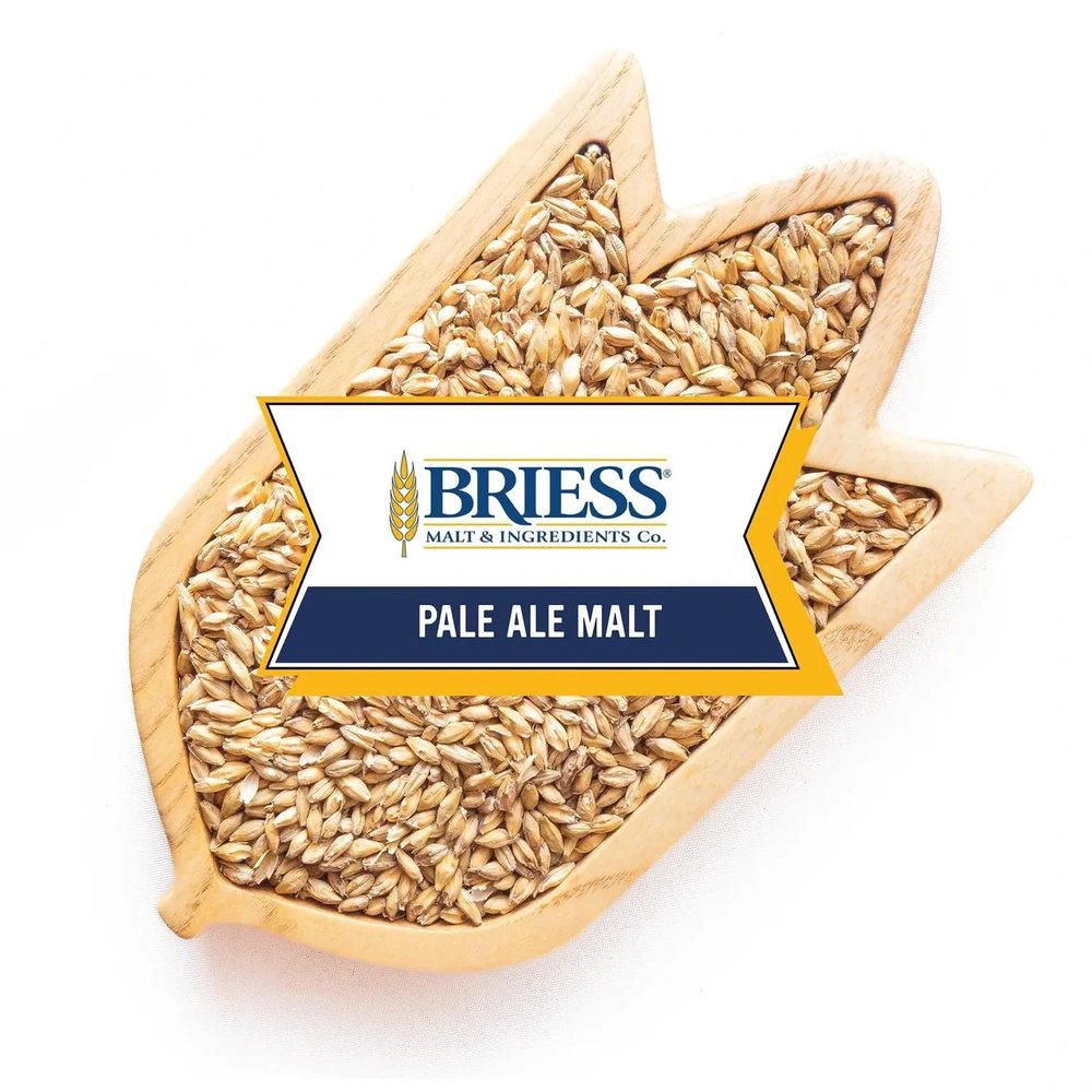 Craft A Brew Briess Pale Ale Malt Whole Grain | Unmilled Base Malt for Home Brewing | Rich Malt Flavor for Ales | Brewing Grain | 1 lb