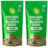 (2 Bags) Sprouted Organic Pumpkin Seeds with Sea Salt, 22 Ounce view 1