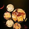 Instant spicy and hot dried bean curd, Pickled chili flavored dried tofu 90g/bag, Small gluten, Chinese specialty latiao, Vegetarian food, Side dishes, Snack food gift pack (3 flavors mixed,3 bags) view 3