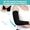 20-30 mmHg Compression Lymphedema Arm Sleeves for Women (Single view 2