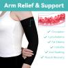 20-30 mmHg Compression Lymphedema Arm Sleeves for Women (Single view 3