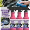 Fast Acting Heavy Duty Grill Degreaser Spray, Professional Grade BBQ Cleaner Multi-Purpose Grease Remover for Oven Stove Air Fryer Outdoor Grill Powerful Kitchen Degreaser for Home Commercial (3PCS) view 1