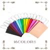 Bakepacker 600Pcs Small Paper Gift Bags with Handles 16 Different Senior Color Bags (15x21x8cm/6"x8.3"x3.15") view 2