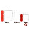 Bakepacker 600Pcs Small Paper Gift Bags with Handles 16 Different Senior Color Bags (15x21x8cm/6"x8.3"x3.15") view 4
