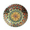 Ceramic retro hand-painted rice plate home fresh and exquisite personality-orange wave 8-inch deep plate view 3