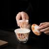 Portable travel tea set outdoor cam Kung Fu cover bowl -LM- gourd view 3