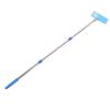 WALFRONT Heavy Duty Steel Wire Broom 30cm Metal Brush Broom Outdoor Scrub Brush with Stainless Steel Telescopic Handle for Patio Deck Concrete Garden Garage Cleaning (120cm) view 2