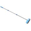 WALFRONT Heavy Duty Steel Wire Broom 30cm Metal Brush Broom Outdoor Scrub Brush with Stainless Steel Telescopic Handle for Patio Deck Concrete Garden Garage Cleaning (120cm) view 3