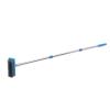 WALFRONT Heavy Duty Steel Wire Broom 30cm Metal Brush Broom Outdoor Scrub Brush with Stainless Steel Telescopic Handle for Patio Deck Concrete Garden Garage Cleaning (120cm) view 4