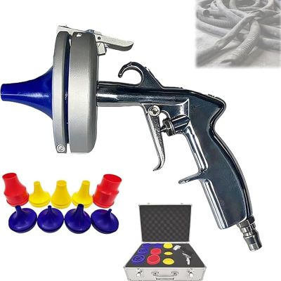 VitalisWorks Pneumatic-Hydraulic Hose Cleaning Kit A Pneumatic Pipe Cleaner Equipped with a Nozzle, Sponge Ball, and Storage Box (Suitable for Industrial Pipes).