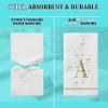 Altoona Design Monogrammed Guest Towel Napkins Personalized Disposable Hand Towels - Gold Letter E Napkins for Wedding, Baby Shower, Engagement Party, Bathroom - 32 Pack view 3