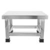 CIMAXIC Non-Slip Stainless Steel Shower Bench - 9.8'' H Shower Sitting Stool for Adults - Waterproof Metal Step Stool for Lab, Hospital, and Household Bathroom view 1