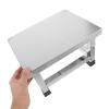 CIMAXIC Non-Slip Stainless Steel Shower Bench - 9.8'' H Shower Sitting Stool for Adults - Waterproof Metal Step Stool for Lab, Hospital, and Household Bathroom view 4