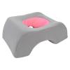 Xixian Face Down Pillow for Massage Bed Ergonomic Hollow Headrest with Hand Rtion Design (Gray Pink) view 1
