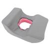 Xixian Face Down Pillow for Massage Bed Ergonomic Hollow Headrest with Hand Rtion Design (Gray Pink) view 3