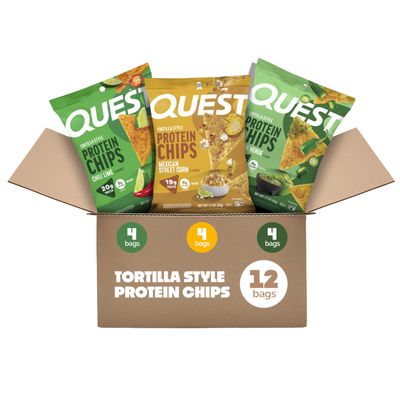 Quest Nutrition Tortilla Protein Chips, Southwest Variety Pack, 12 Count