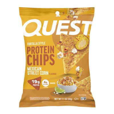 Quest Nutrition Mexican Street Corn Tortilla Style Protein Chips, 12 Count