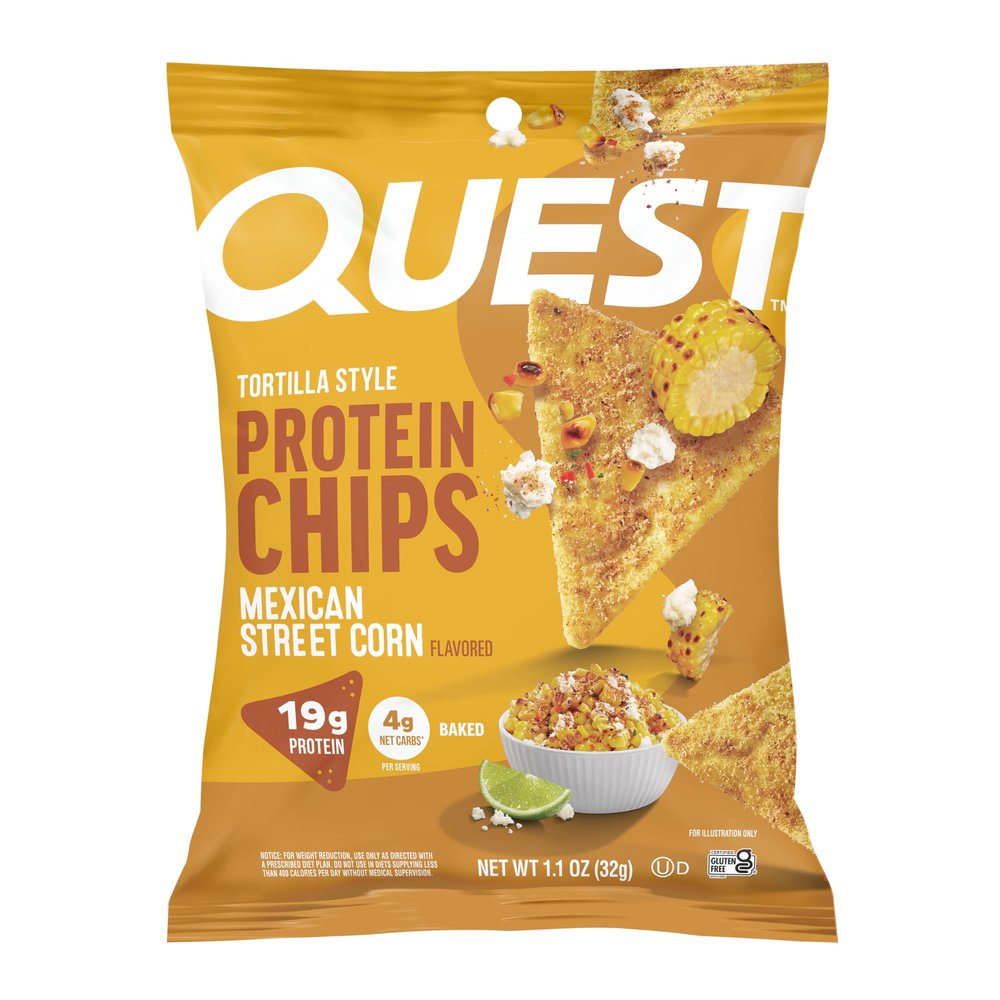 Quest Nutrition Mexican Street Corn Tortilla Style Protein Chips, 12 Count