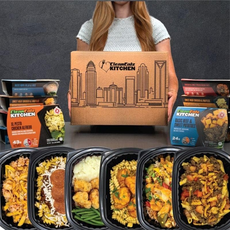 Clean Eatz Frozen Prepared Meals, Gluten-Free Variety Pack, 6 Chef-Prepared Heat-and-Eat Entres, Portion Controlled Dinners, Ready in 3 Minutes