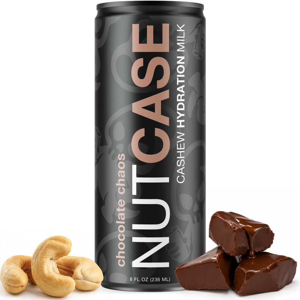 Nutcase Chocolate Chaos Cashew Milk, Plant Based Milk (8 oz, 12 Pack)